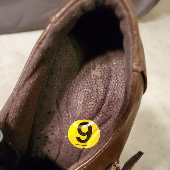 Easy Street Brown Heeled Shoes Size 9 - Picture 3 of 7